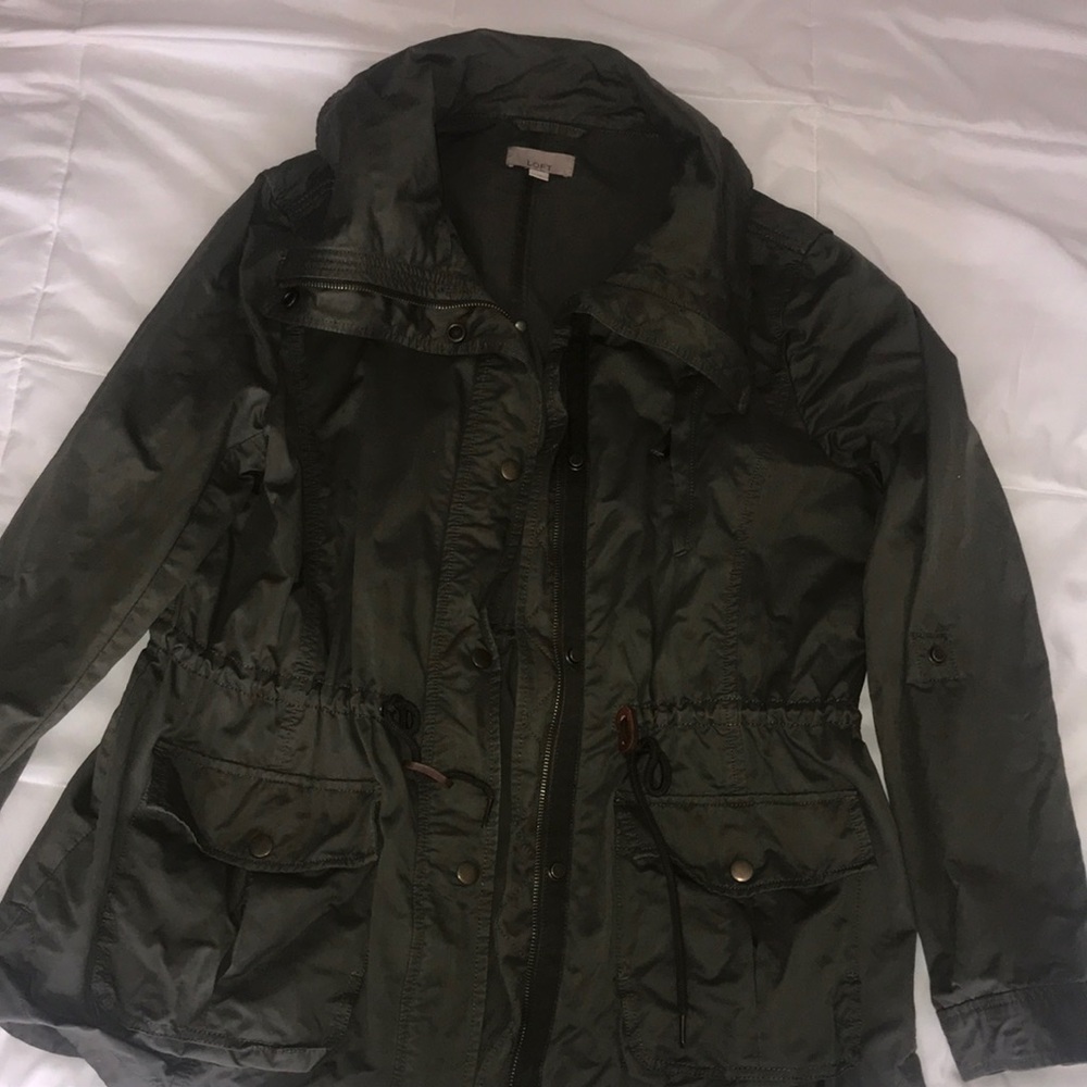 Olive Green Loft Utility Jacket, L